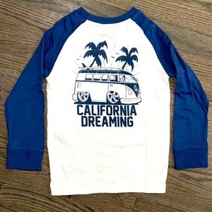 Cotton On Kids Boys CALIFORNIA DREAMING Varsity Style  Long Sleeve Tee 5